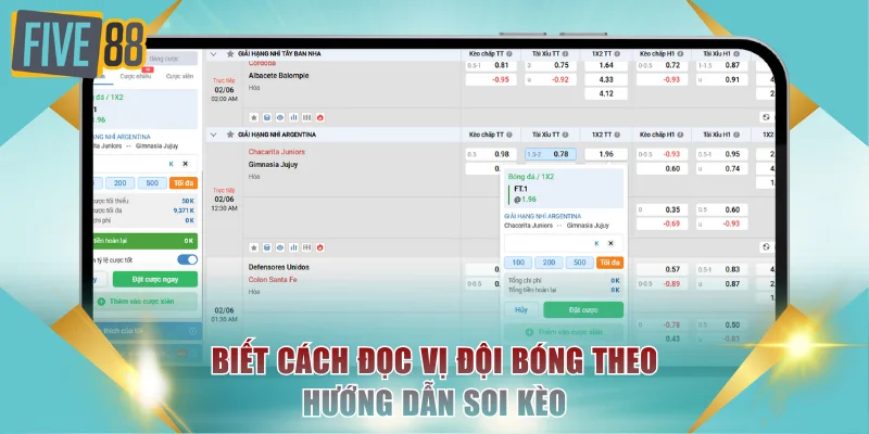 Biết cách đọc vị đội bóng theo hướng dẫn soi kèo