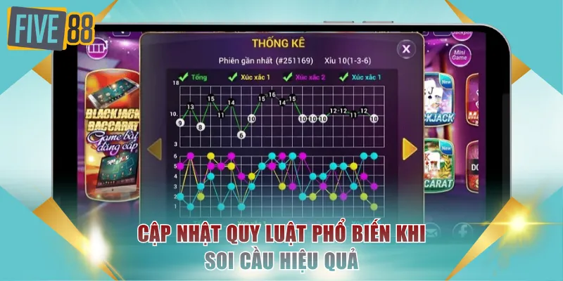 Cập nhật quy luật phổ biến khi soi cầu hiệu quả