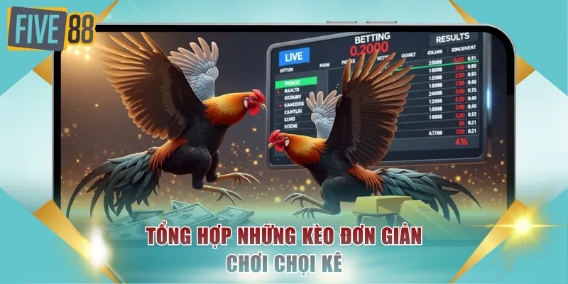 Tổng hợp những kèo đơn giản chơi chọi kê